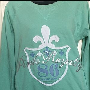 RARE PINK VS Royalty 86 Distressed  Sweatshirt Vintage